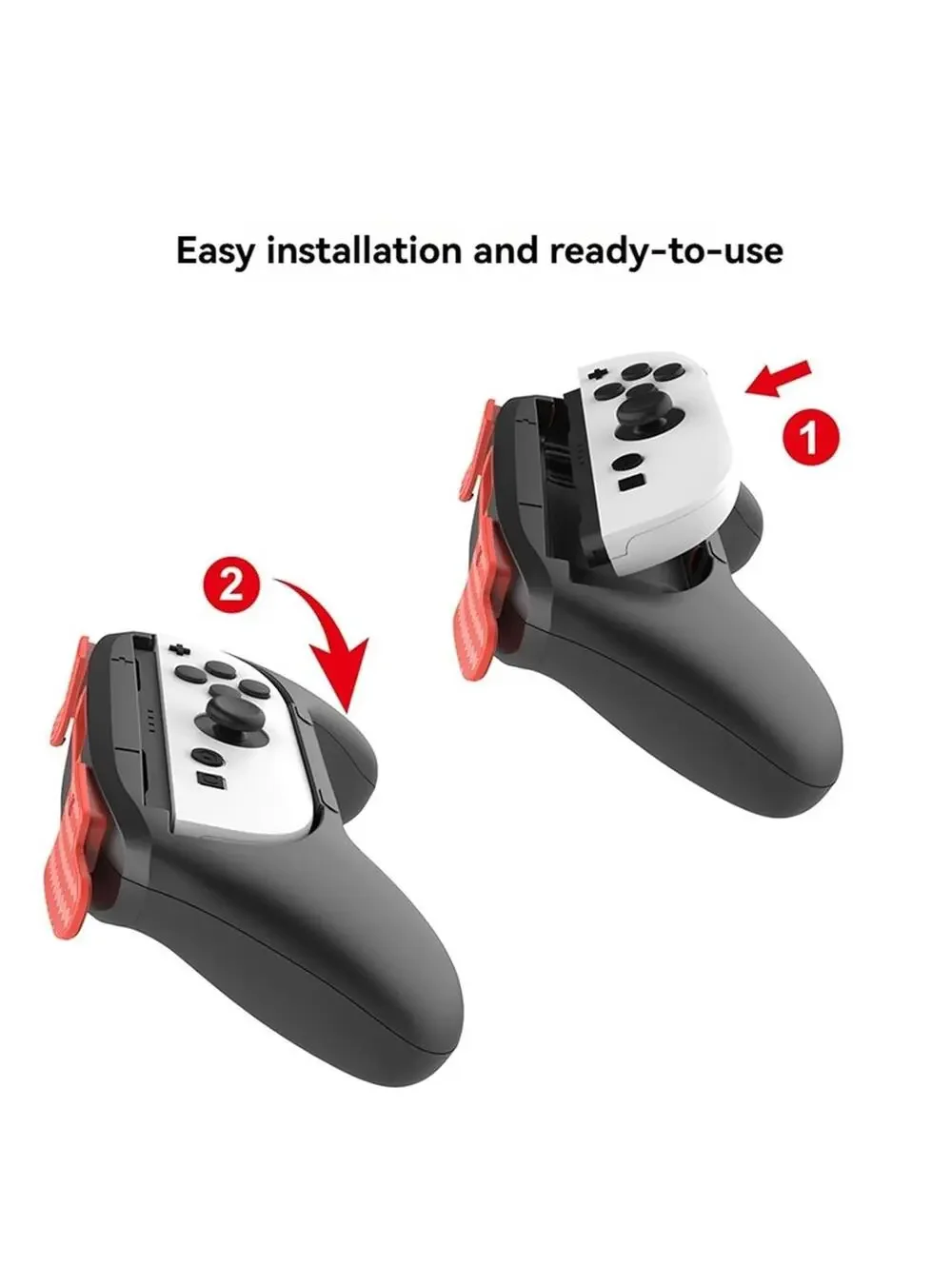 For Switch2 Pro Controller Silicone Set of 2 Protective Case with Anti Slip Grip